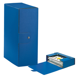 Scatola progetto eurobox - dorso 12 cm - 25x35 cm - blu - esselte
