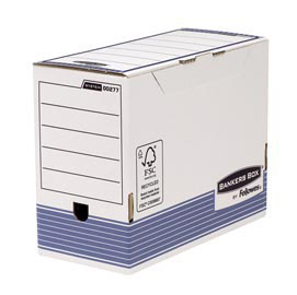 Scatola archivio bankers box system - a4 - 26x31,5 cm - dorso 15 cm - fellowes