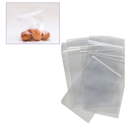 Sacchetti zip - 4x6 cm - 45 micron - ppl - trasparente - viva - conf. 100 pezzi