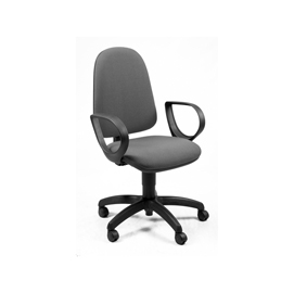 Sedia operativa jusb - con ruote e braccioli - grigio antracite - unisit