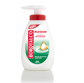 Sapone liquido - nutriente - 250 ml - olio di mandorla - borotalco