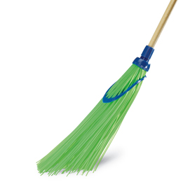 Scopa spazzina in plastica - senza manico - in factory