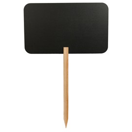 Silhouette board sticks - forma rettangolo - 73,5x45 cm - nero - securit