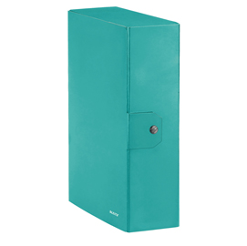 Scatola progetto wow - dorso 10 cm - acqua marina metallizzato - leitz