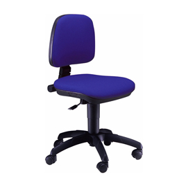 Sedia operativa a41b - braccioli opzionali - blu - unisit