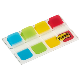 Segnapagina post it® index strong mini -  colori classici - 15,8x38 mm - post it® - conf. 40 pezzi