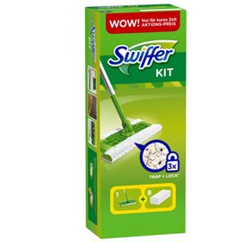 Starter kit swiffer dry - telaio e 8 panni inclusi - swiffer