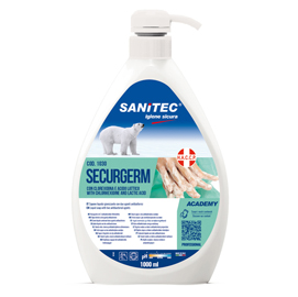 Sapone liquido securgerm - antibatterico - sanitec - dispenser da 1 l