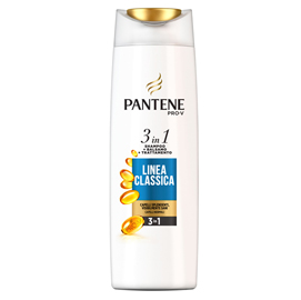 Shampoo 3 in1 - linea classica - 225 ml - pantene