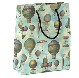 Shopper regalo air baloons - 23 x 30 x 10cm - kartos