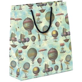Shopper regalo air baloons - 30 x 36 x 12cm - kartos
