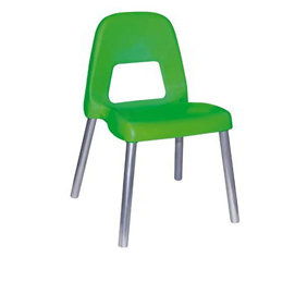 Sedia per bambini piuma - h 31 cm - verde - cwr