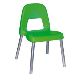 Sedia per bambini piuma - h 35 cm - verde - cwr
