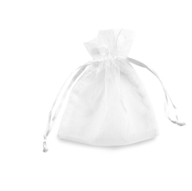 Sacchetti organza milly - 8,5x10cm - bianco - 20 saccheti - pnp
