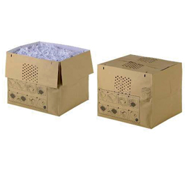 Sacchi per distruggidocumenti - fino a 225 l - carta/plastica riciclabile - rexel - conf. 100 pezzi