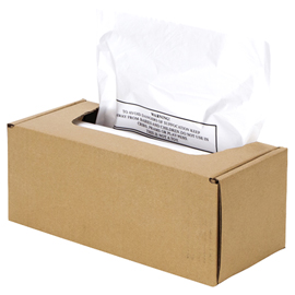 Sacchetto per distruggidocumenti 60 / 75 l - fellowes - conf. 50 pezzi