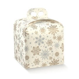 Scatola portapanettone 200x200x180 mm crystal 38224 scotton