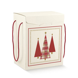 Scatola segreto c/cordoni 280x200x350mm pini stellati 37871 scotton