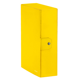 Scatola progetto wow - dorso 10 cm - giallo - leitz