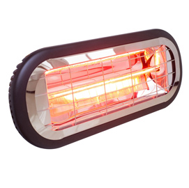 Stufa a infrarossi solerosso da interno/esterno - 33,5x23,5x13,5 cm - 1500w - cfg