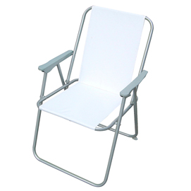 Sedia pieghevole relax - bianco - garden friend