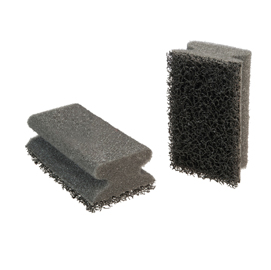 Spugne abrasive - nero - scotch-brite - conf. 6 pezzi