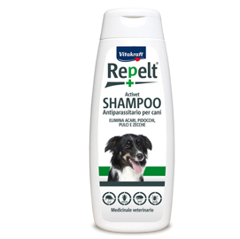 Shampoo antiparassitario per cani - 250 ml - repelt