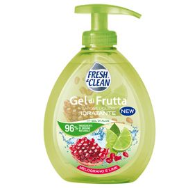 Sapone gel - liquido - melograno/lime - 300 ml - freshclean