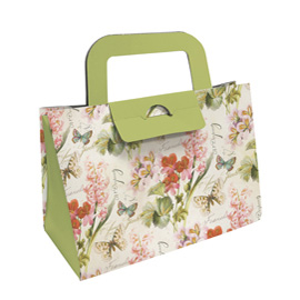 Scatola portaoggetto - fantasia romantica - 16,2 x 14,5 x 7,5 cm - kartos