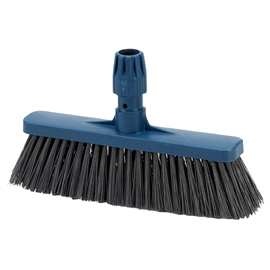 Scopa bassa detectabile hygiene - per le pulizie - nero/blu - linea flesh