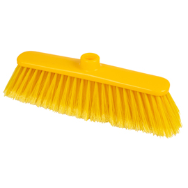 Scopa piatta professionale anita - setole piumate - giallo - la briantina professional