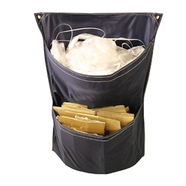Sacco rifiuti racksack rollcage - 2 tasche - blu - beaverswood