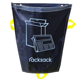 Sacco rifiuti racksack mini - per carta e cartone - 70 l - beaverswood