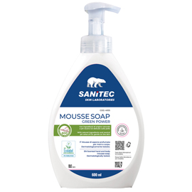 Sapone in mousse green power - 600 ml - sanitec