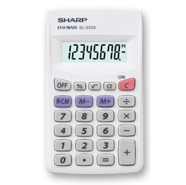 Sharp - calcolatrice - tascabile - el233sb