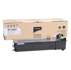 Sharp - toner - nero - mx206gt - 16.000 pag