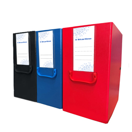 Scatola archivio con maniglia - dorso 20 cm - 25 x 35 cm - rosso - starline