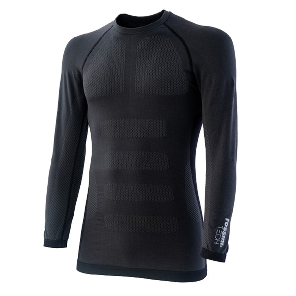 T-shirt thermo active - manica lunga - taglia s/m - antracite - rossini