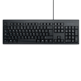 Tastiera con filo - kb100 eq - nero - kensington