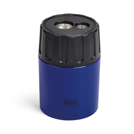 Temperamatite - 2 fori - con contenitore - lebez