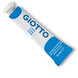 Tempera tubo 4 - 12ml - cyano - giotto