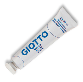 Tempera tubo 7 - 21ml - bianco - giotto