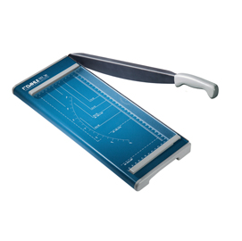 Taglierina a leva hobby 502 - 320 mm (a4) - capacità taglio 8 fg - 420x175 mm - blu - dahle