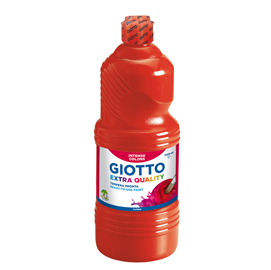 Tempera pronta - 1000ml - rosso vermiglio - giotto