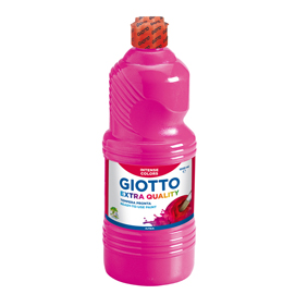 Tempera pronta - 1000ml - rosso magenta - giotto