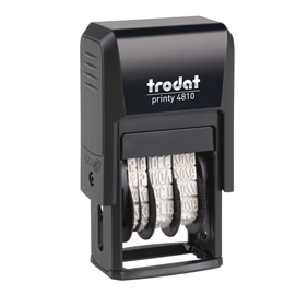 Timbro printy dater eco 4810 datario - 3,8 mm - autoinchiostrante - trodat®