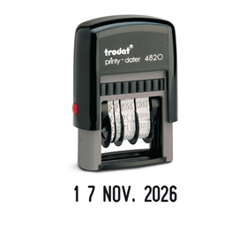 Timbro printy dater eco 4820 datario - 4 mm - autoinchiostrante - trodat®