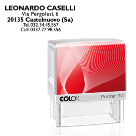 Timbro printer 30 - autoinchiostrante - 18x47 mm - 5 righe - colop