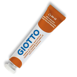 Tempera tubo 7 - 21ml - terra di siena naturale - giotto
