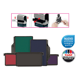 Tampone di ricambio 6/9430 - nero - trodat - conf. 2 pezzi